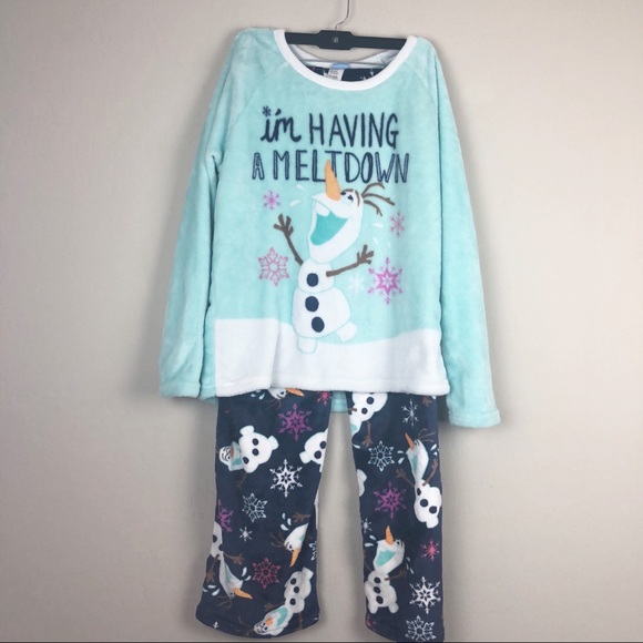 Disney Intimates Sleepwear Disneys Frozen Olaf Pajamas Set Poshmark